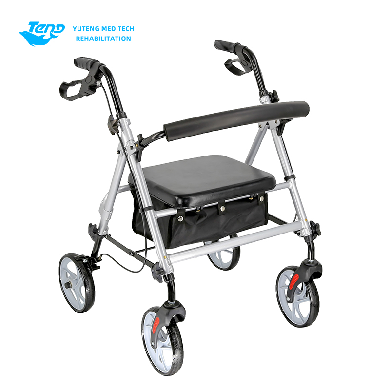 Quid est IV-rota Rolllator Walker? Quid faciam ego figere in ardua dumos in Rolllator?