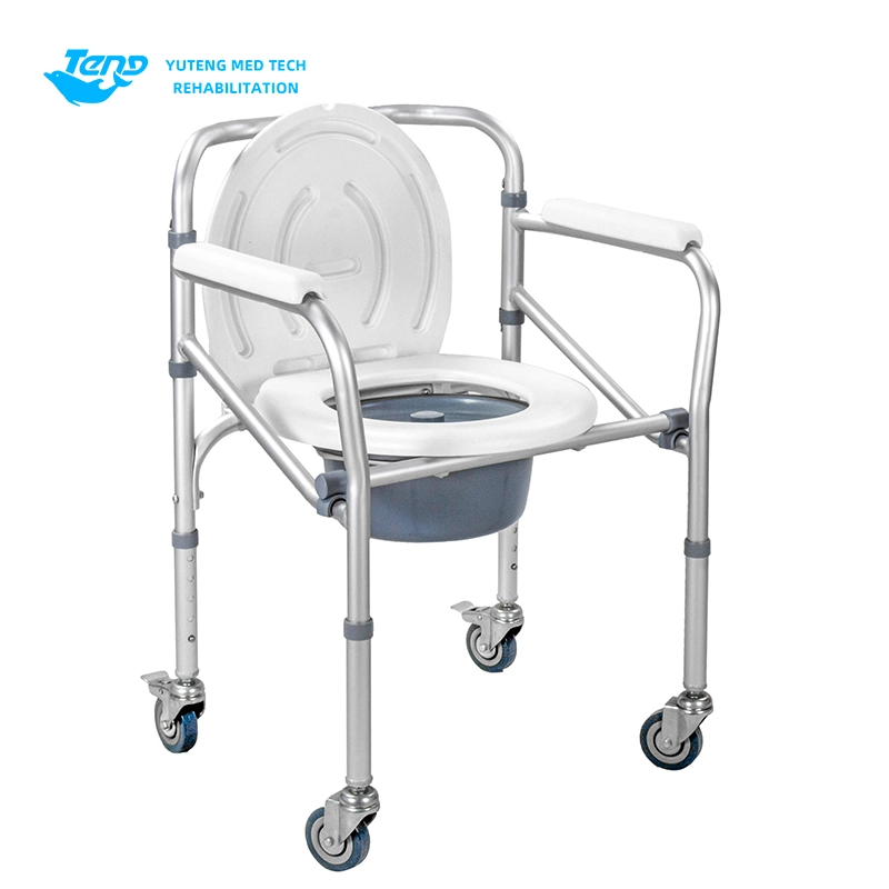 Foldable commode cathedra