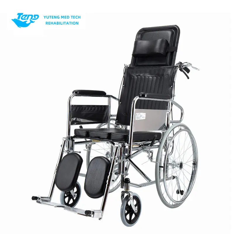 High-retro Steel recumbens wheelchair