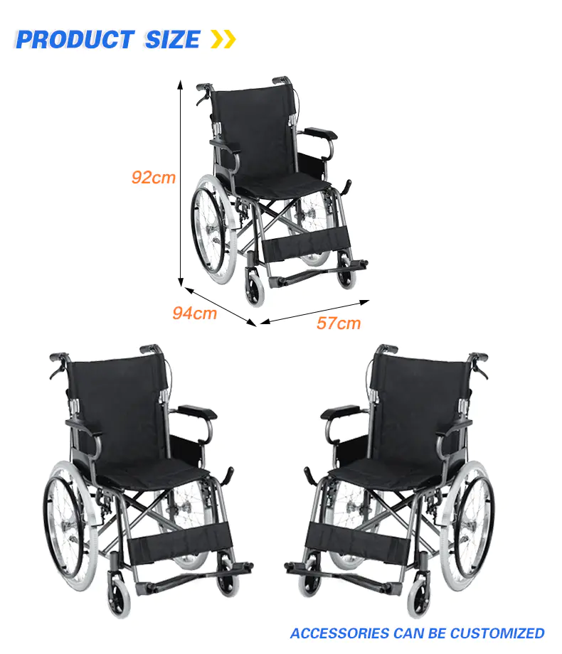 Double Brake Manual Wheelchair